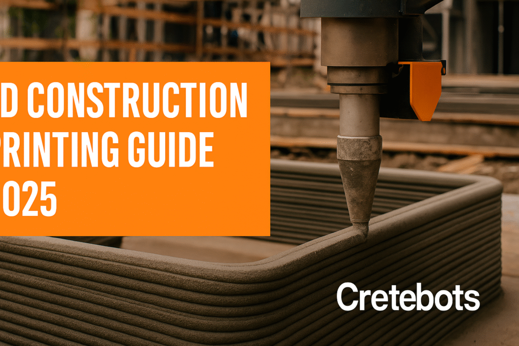 3D Construction Printing Explained: Cost, Process, Technologies & India Guide