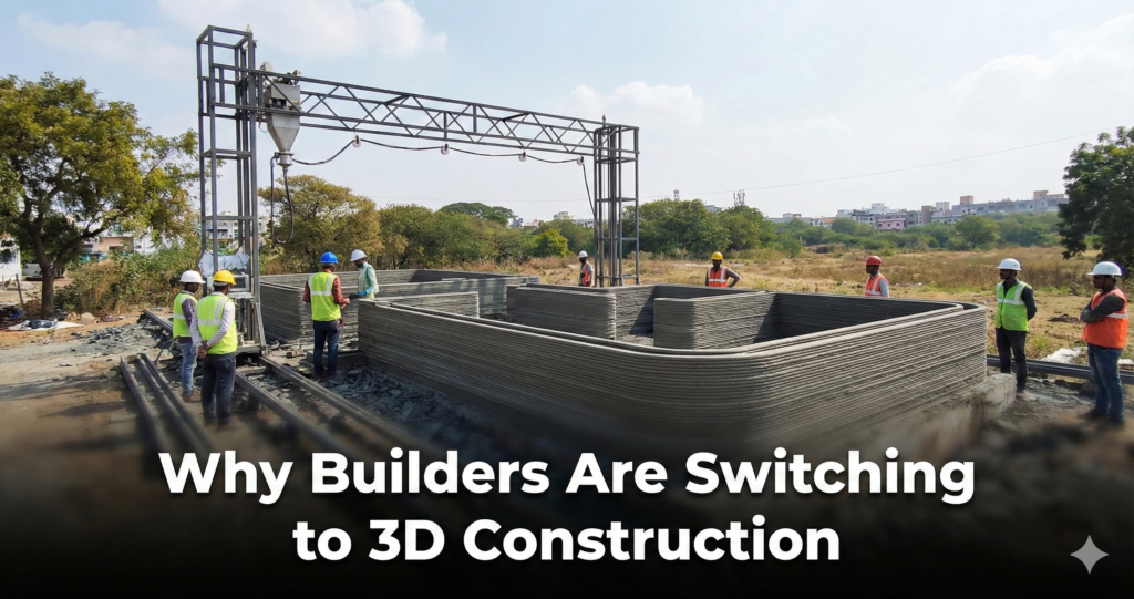 3D concrete printing machine