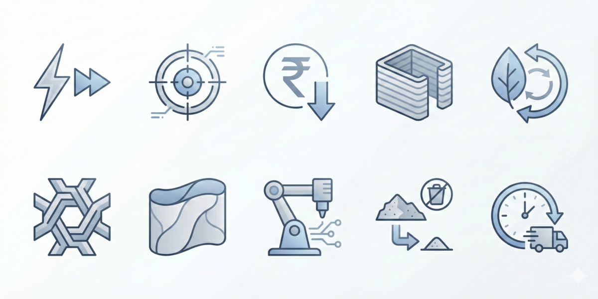 Benefits of 3D Concrete Printing